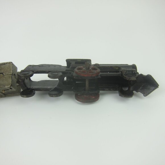 Antique Hubley Cast Iron Toy  Floor Train 3pc Locomotive Tender & Coach RARE - Picture 11 of 15